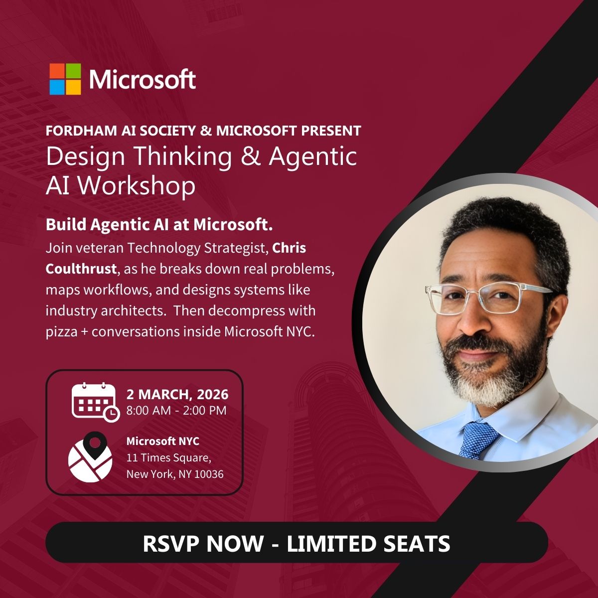 Exclusive Design Thinking & Agentic AI Workshop @ Microsoft NYC